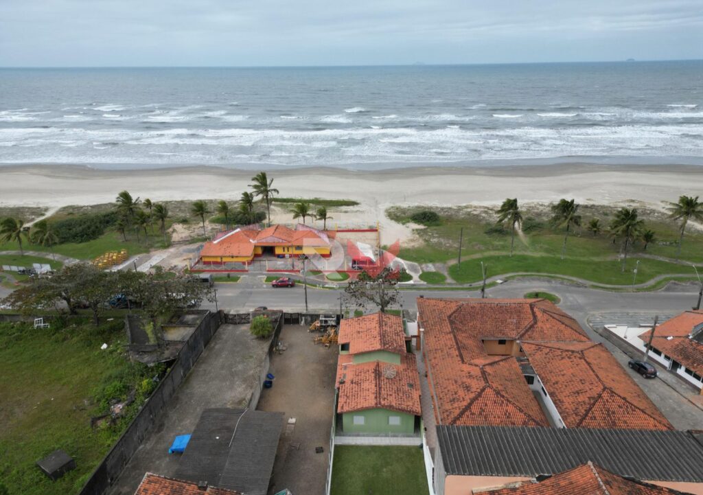Área em frente a praia no bairro Cibratel em Itanhaém/Sp