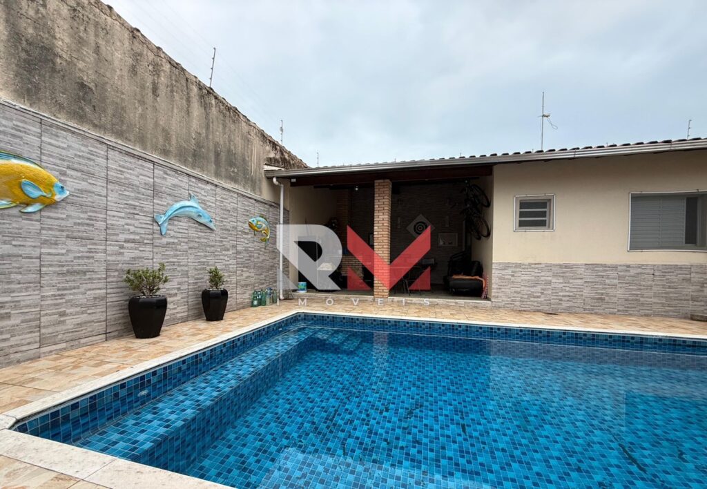 Casa localizada no bairro Cibratel em Itanhaém/Sp